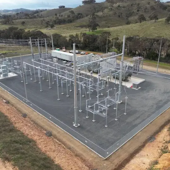 Rye Park Wind farm substation construction